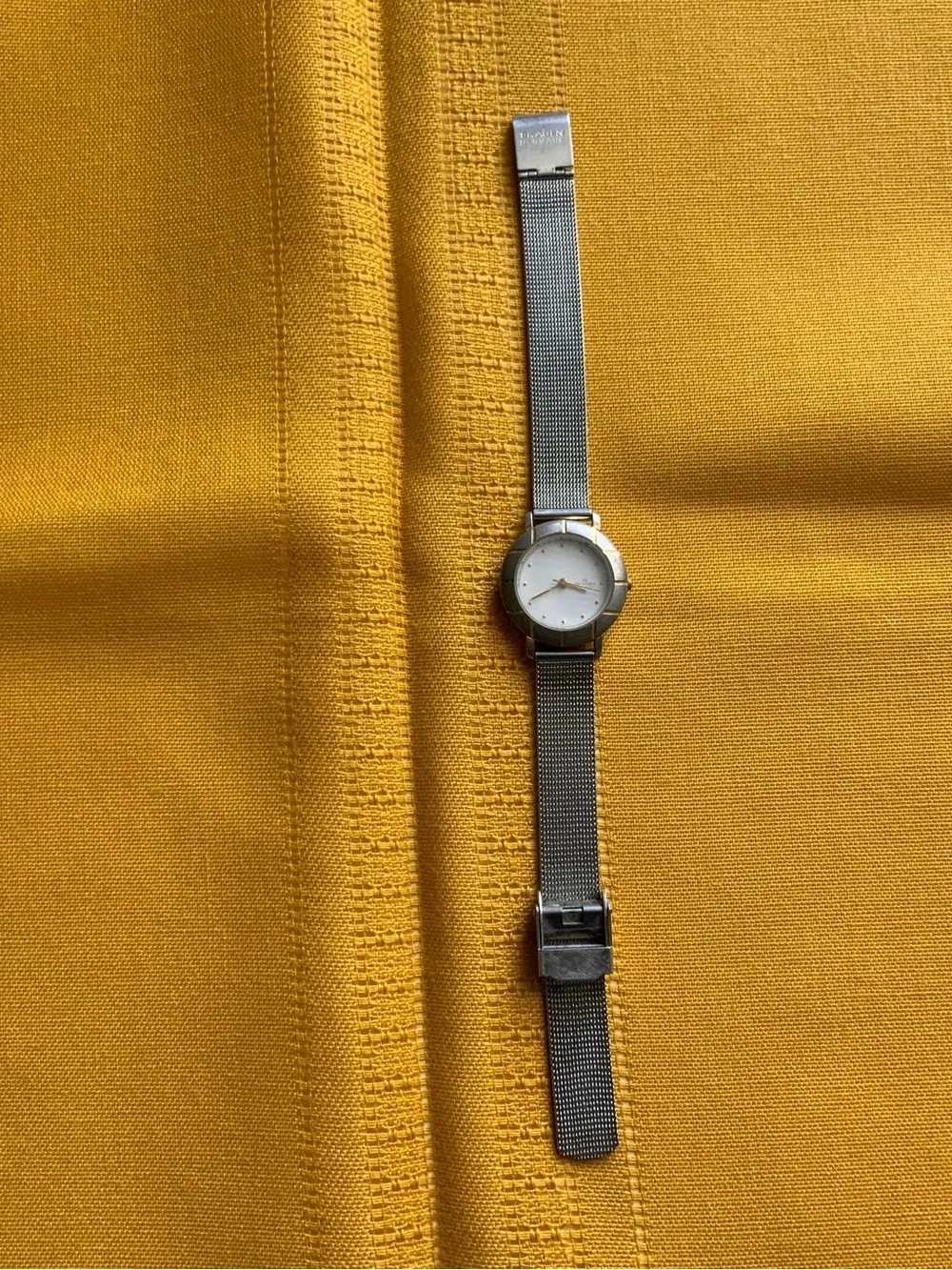 Skagen Classic Silver Mesh Watch (Model 3LGS) WORKS PERFECTLY